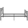 vidaXL Bedframe metaal zwart 90x200 cm