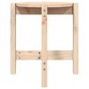 vidaXL Salontafel &Oslash; 42,5x45 cm massief grenenhout
