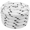 vidaXL Boottouw Wit 25 m Polyester