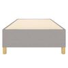 vidaXL Boxspring bed 90x200 cm stof lichtgrijs