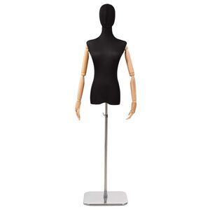 vidaXL Verstelbare 162-233 cm Mannequin met Hoofd en Basis Vrouw PP