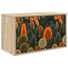 vidaXL Wandgemonteerd tv-meubel ZAANDAM 69 x 33 x 40 cm Sonoma Eiken