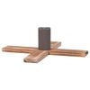 vidaXL Kerstboomstandaard 54x54x16 cm