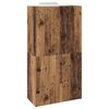vidaXL Kantoor kast met plank Oud hout 60 x 32 x 115 cm Bewerkt hout