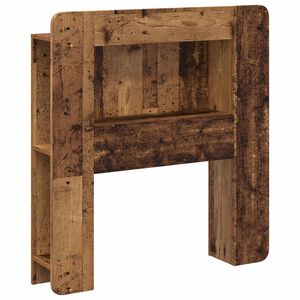 vidaXL Hoofdbordkast met opslag Oud hout Geconstrueerd hout
