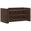 vidaXL Salontafel 100x50x50 cm bewerkt hout bruin eikenkleurig