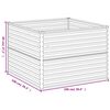 vidaXL Plantenbak verhoogd 100x100x69 cm cortenstaal