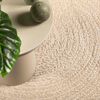 vidaXL Vloerkleed ZIZUR beige binnen en buiten 120x170 cm jute look