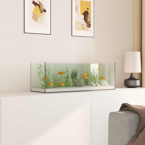 vidaXL Aquarium met opslag Doorzichtig 60 x 20 x 20 cm Glas