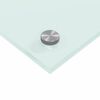 vidaXL Keuken Achterwand Wit 80 x 50 cm gehard glas