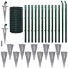 vidaXL Euro hek 25x0,8 m staal groen