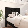 vidaXL Hoofdbord 95,5x4x100 cm massief grenenhout zwart