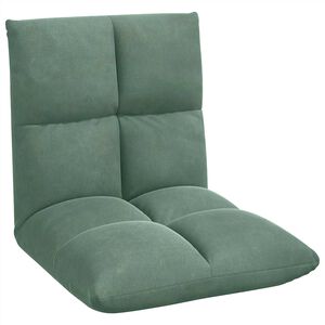 vidaXL Verstelbare vlo stoelen Zeegroen Fluweel
