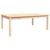 vidaXL Tuintafel 121x82,5x45 cm massief grenenhout