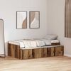 vidaXL Bedframe met lade met opslag Oud Hout 80 x 200 cm Bewerkt hout