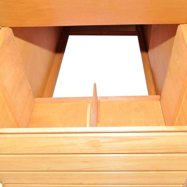 vidaXL Kippenhok 295x163x170 cm hout