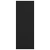 vidaXL Wandtafel 78x30x80 cm bewerkt hout zwart