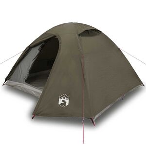 vidaXL Koepeltent 4-persoons waterdicht bruin