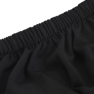 vidaXL Bankhoes stretch polyester jersey zwart