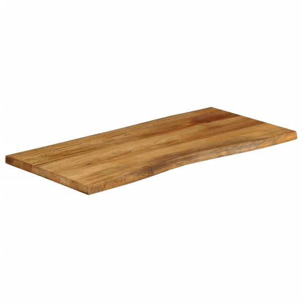 vidaXL Tafelblad met natuurlijke rand 110x60x3,8 cm massief mangohout