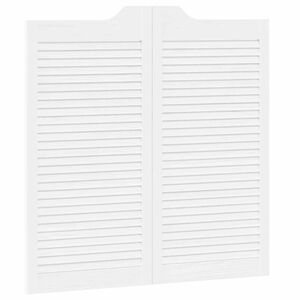 vidaXL Schuifdeuren 100 x 50 cm Massief grenenhout Wit