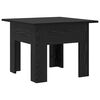 vidaXL Salontafel Zwart Eiken 55 x 55 x 42 cm Bewerkt hout