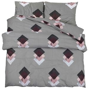 vidaXL Dekbedovertrekset 140x200 cm katoen meerkleurig