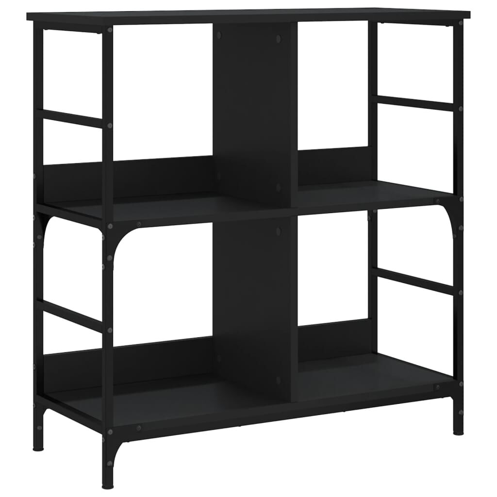 VidaXL Boekenrek 78,5x33x82 Cm Bewerkt Hout Grijs So Eikenkleur 735304411