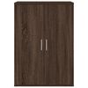 vidaXL Dressoirs 2 st 60x31x84 cm bewerkt hout bruin eikenkleurig