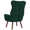 vidaXL Fauteuil Donkergroen 69 x 74 x 93 cm Fluweel