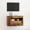 vidaXL TV Wandkast Oud hout 60 x 30 x 40 cm Bewerkt hout