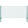vidaXL Draadgaashek met palen 25x1 m staal groen