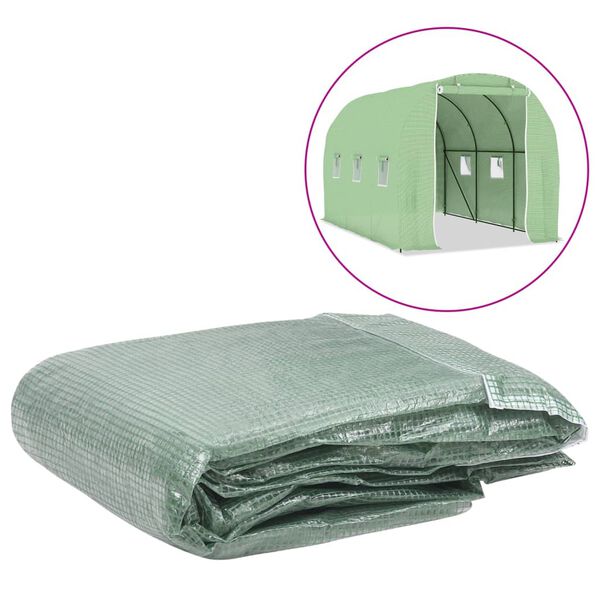 vidaXL Kashoes vervangend (6,86 m&sup2;) 200x343x200 cm groen