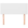 vidaXL Hoofdbord 100x5x78/88 cm kunstleer wit