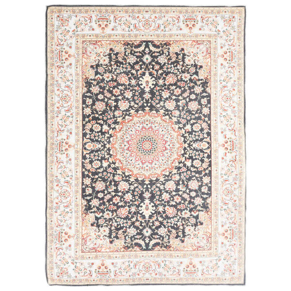 vidaXL Vloerkleed bedrukt wasbaar 120x170 cm polyester meerkleurig