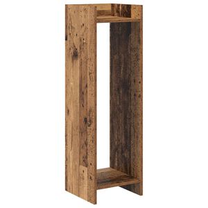 vidaXL Plantenstandaard Oudhout 30 x 30 x 100 cm Geconstrueerd hout