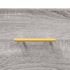 vidaXL Dressoir 69,5x34x90 cm bewerkt hout grijs sonoma eikenkleurig