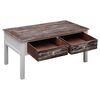 vidaXL Salontafel 100x50x45 cm hout bruin