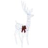 vidaXL 3D Kerst Rendier LOVIISA 560 LED's Koel wit 96 x 40 x 180 cm
