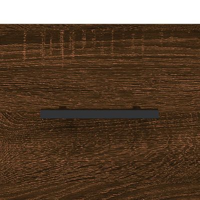 vidaXL Schoenenkast 30x35x105 cm bewerkt hout bruin eikenkleur