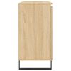 vidaXL Dressoir 101,5x35x70 cm bewerkt hout sonoma eikenkleurig