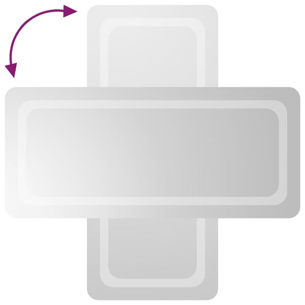 vidaXL Badkamerspiegel LED 40x90 cm