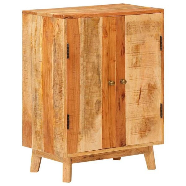 vidaXL Opslagkasten met plank Bruin 55 x 35 x 75 cm Massief Mango Hout