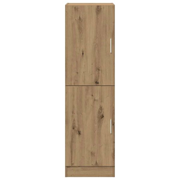 vidaXL Keukenkast 38x41,5x131,5 cm bewerkt hout artisanaal eiken