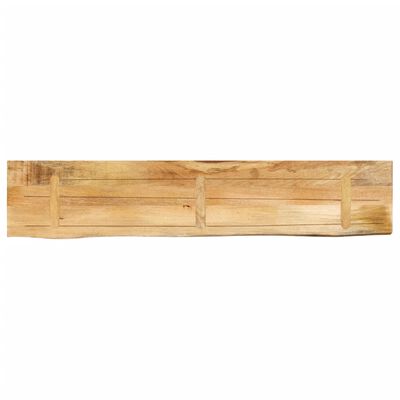 vidaXL Tafelblad met natuurlijke rand 140x30x3,8 cm massief mangohout