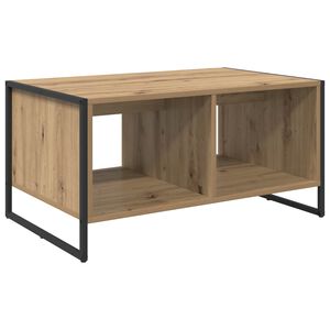 vidaXL Salontafel Ambachtelijk eiken 80 x 50 x 40 cm Bewerkt hout