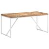 vidaXL Eettafel 160x70x76 cm massief acaciahout en mangohout