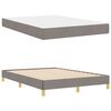 vidaXL Boxspringbed met matras Taupe 140 x 190 cm Stof
