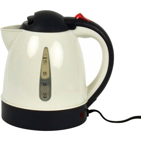 waterkoker 12V 1 liter 17 cm wit