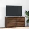 vidaXL Tv-meubel 100x35x54 cm bewerkt hout bruin eikenkleur